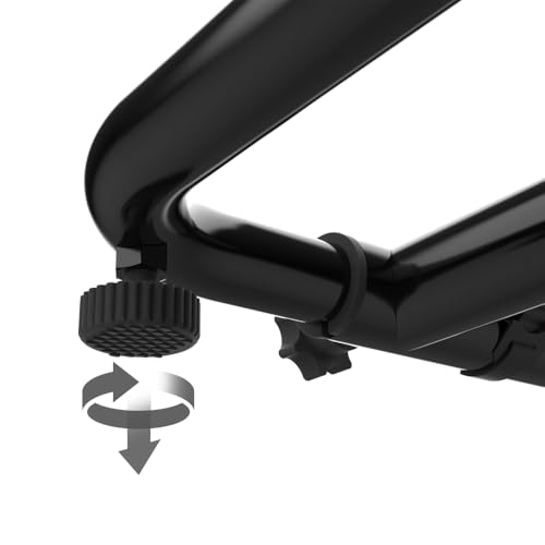 Turtle Beach VelocityOne Universal Stand for Flight Simulation & Racing Simulation Accessories with adjustable height design, metal construction, and fold flat design for PC & Xbox – Black | Solid Steel Construction, Fold-Flat Design, Adjustable Height, R