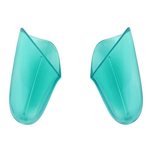 eXtremeRate Emerald Green Replacement Handle Grips for Nintendo Switch Pro Controller, DIY Hand Grip Shell for Nintendo Switch Pro - Controller NOT Included - color: Clear Emerald Green