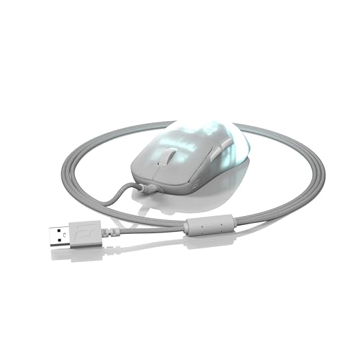 ENDGAME GEAR OP1 RGB Gaming Mouse - Precision Sensor, Kailh GX Switches, White Frost, RGB Lighting, White Frost | Lightweight RGB gaming mouse, optical sensor, Kailh GX switches, claw grip for FPS PC gaming - color: White Frost, style: OP1 RGB