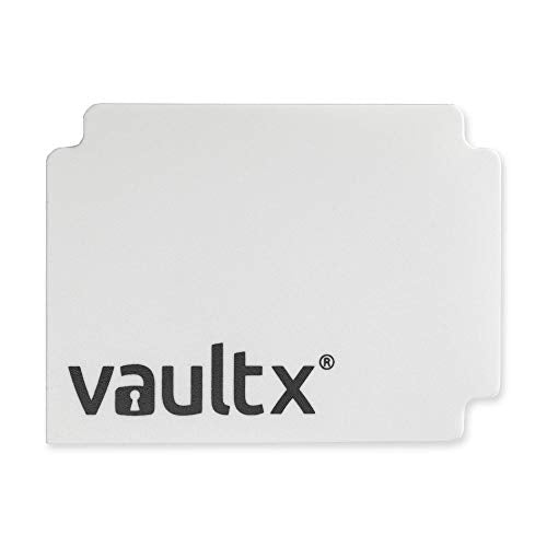 Vault X Large Standard Deck Box with 150 Black Sleeves, fits 100+ Sleeved Trading Cards (White) - color: White