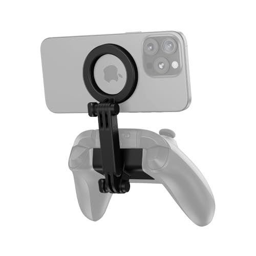 KIWIFOTOS Magnetic Phone Mount for Xbox Wireless Gaming Controller Model 1914 Phone Holder for iPhone 17 16 15 Pro Max Magsafe Samsung Pixel Smartphone(controller not included) - color: for Xbox Wireless Gaming Controller
