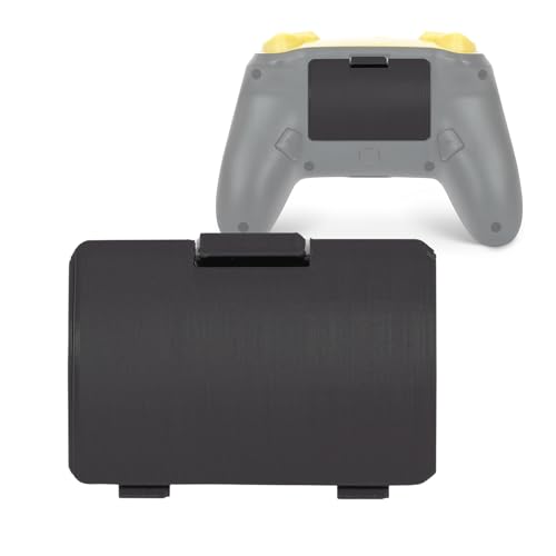 splash n color Replacement Battery Door Cover Compatible with Nintendo Switch Pro Controller and POWER A - Wireless Rechargeable Gaming Accessories and Parts