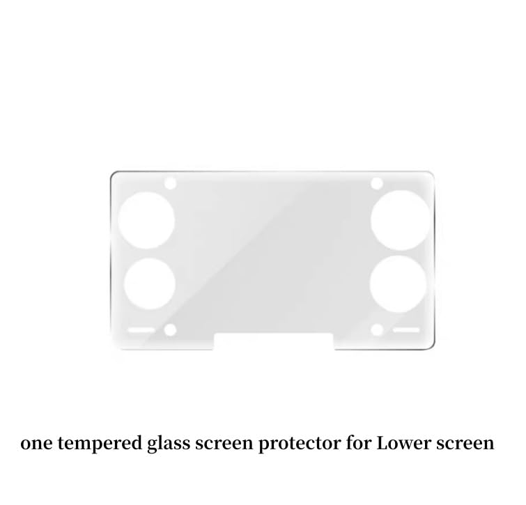 Screen Protector Compatible with AYN THOR Handheld Console, Tempered Glass for Dual Screens, Scratch-Resistant, High-Definition (2, Upper+Lower Screen Protector) - size: Upper+Lower Screen Protector