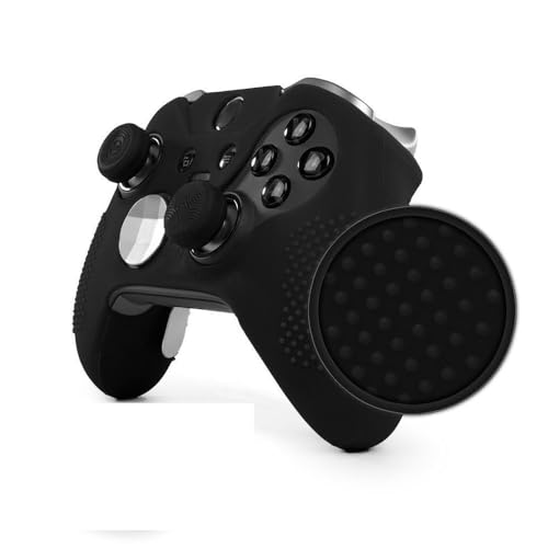 OSTENT Soft Protective Silicone Rubber Skin Case Cover for Xbox One Elite Controller (Black) - color: Black