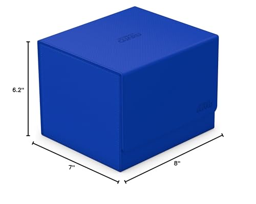 Ultimate Guard Minthive 30+, Deck Case for 30 Magnetic Card Cases, Perfect Storage for Graded Cards, Blue, Secure Closure & Snaplock Mechanism - color: Blue