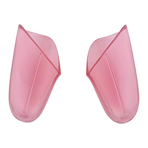 eXtremeRate Cherry Pink Replacement Handle Grips for Nintendo Switch Pro Controller, DIY Hand Grip Shell for Nintendo Switch Pro - Controller NOT Included - color: Clear Cherry Pink
