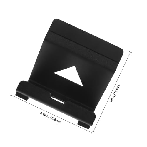 HOMSFOU Handheld Console Stand Lightweight Portable Gaming Console Base Anti-Skid Design for and Switch Sturdy Construction for Enhanced Gaming Experience - color: Black
