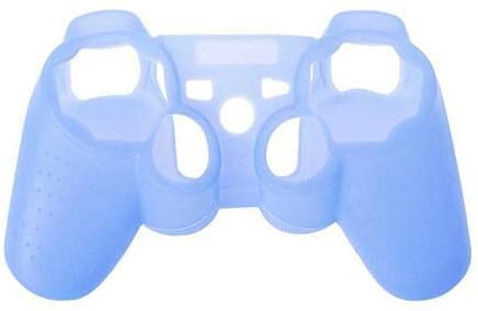 Soft Silicone Case Skin Cover Case Shell Protective Case for Sony PS3 Controller Gel Rubber Protective Case (Light Blue) - color: Light Blue