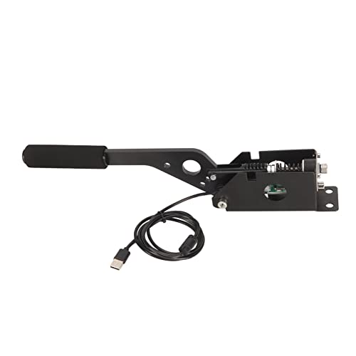Septpenta 64 Bit USB SIM Handbrake, All in One Design, 51in USB Cable, Automatic Calibration, Linear e Brake Simulati Racing Game Accessories