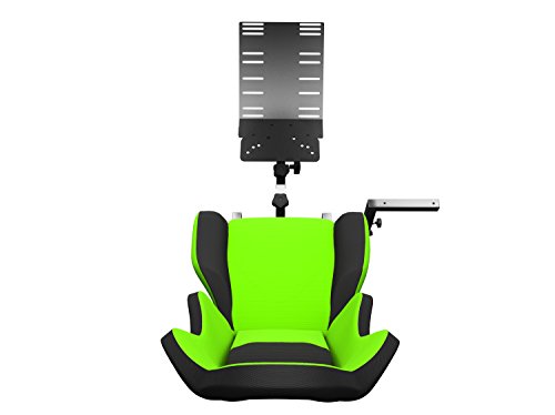 Advanced Racing Seat Driving Simulator Gaming Chair with Gear Shifter Mount Green - color: Green