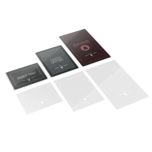 Unstable Games Twisted Cryptids Clear Card Sleeves Pack Includes 3 Sizes - color: Twisted Cryptids Card Sleeves