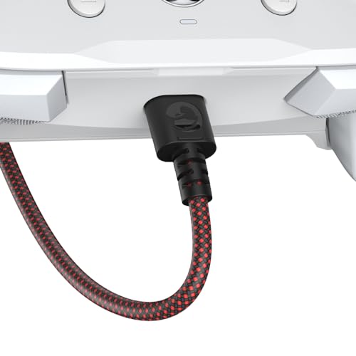 GameSir USB-C Cable for G7 SE, G7, T4 Kaleid (Black & Red) - color: Black & Red