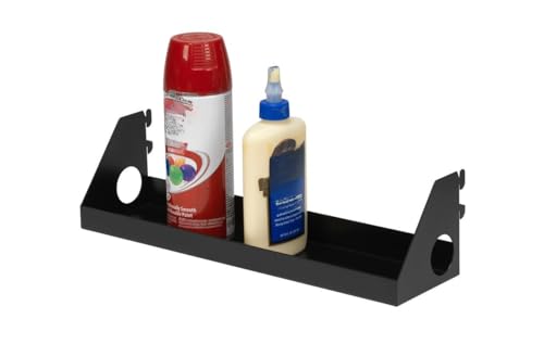 4"x16" Impact Shelf for Wall Storage On The Metal Pegboard System - color: Orange
