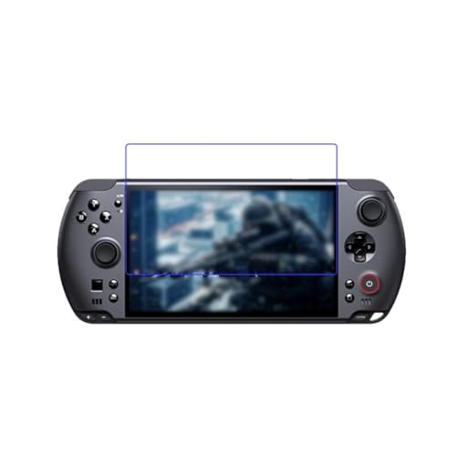 Tempered Glass for GPD Win5 Handheld Game Console, Anti-Scratch Ultra HD Clear Anti-Fingerprint Screen Protector Film (2pcs) - color: 2pcs