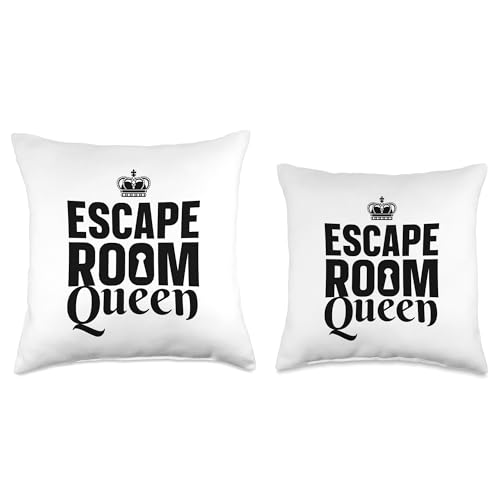 Cool Escape Room Art for Women Girls Escape Game Escape Room Throw Pillow - size: 16x16