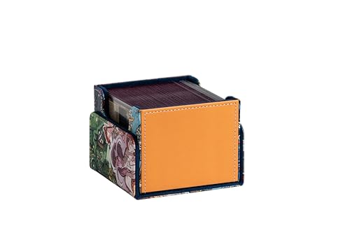 Grimdark Collage Deck Box | 100+ Double Sleeved Card Capacity | Magnetic Closure