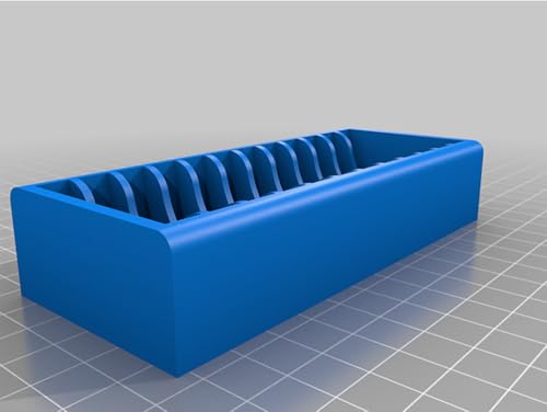 Memory Card Holder Rack Tray Display Stand for Sony PlayStation/PS1/PS2, Save Data Cartridge Organizer, Holds 12 Cards, Compact Tabletop 3D Printed Travel Case Box