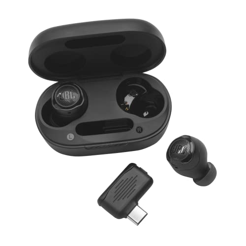JBL Quantum TWS Air - Wireless Gaming Earbuds - Black | JBL QuantumSURROUND, Low latency wireless connection, JBL Dual Source and Fast Pair, Ambient Aware and TalkThru - style: JBL Quantum TWS Air