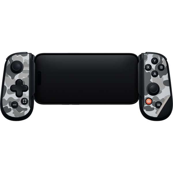 Skinit Decal Gaming Skin Compatible with Backbone One for iPhone Game Controller - Grey Street Camo Design - color: Grey - CAMBPE02