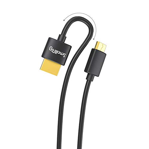 SMALLRIG C to A Cable, Ultra Thin Cable 55cm/1.8Ft, Super Flexible Slim High Speed 4K 60Hz HDR 2.0, Fits for Sony HDR-XR50, for Nikon Z6 Z7 for Canon EOS RP, EOS R - 3041 - size: 55CM(C to A)