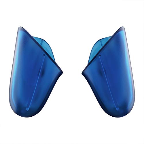 eXtremeRate Transparent Blue Replacement Handle Grips for Nintendo Switch Pro Controller, DIY Hand Grip Shell for Nintendo Switch Pro - Controller NOT Included - color: Clear Blue