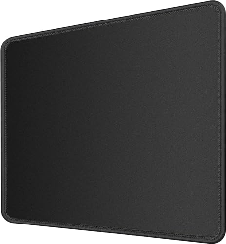 SaiTech IT 50 Pack Waterproof Mouse Pad, 8.66x7.1 inch, Black | Stitched Edges, Non-Slip Rubber Base. Ideal For Computers, Laptops, Office, And Home Use - color: Black-50 Pack