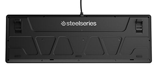 SteelSeries Apex 100 Gaming Keyboard - Tactile & Silent - Blue LED Backlit - Splash Resistant - Media Controls