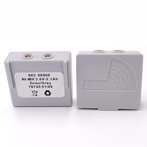 3Pcs Ni-Mh 683 00900 Battery 2100mAh 3.6V Rechargeable Battery for HETRONIC Remote Control Battery 68300900