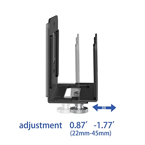 Monzlteck Adjustable Small Device Wall Mount Holder for Apple TV,ROKU,Router,Modem and Other Media Players