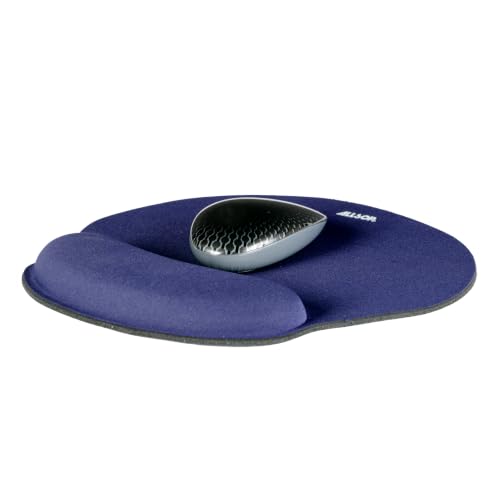 Allsop ASP30206 Mouse Pad Pro Memory Foam Mouse Pad - Blue - color: Blue, size: 10.8L x 10.6W inches