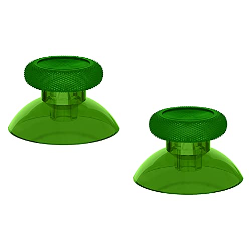eXtremeRate Replacement Thumbsticks for Xbox Series X/S Controller, Joysticks Repair Kit Accessories, Custom Analog Stick Buttons for Xbox One S/X/Elite Controller - Clear Green - color: Clear Green