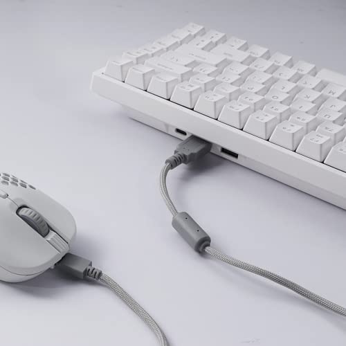 RK ROYAL KLUDGE RK84 Wired RGB 75% Hot Swappable Mechanical Keyboard, 84 Keys Tenkeyless TKL Gaming Keyboard w/Programmable Software, RK Red Switch - color: White, size: Hot Swappable Red Switch