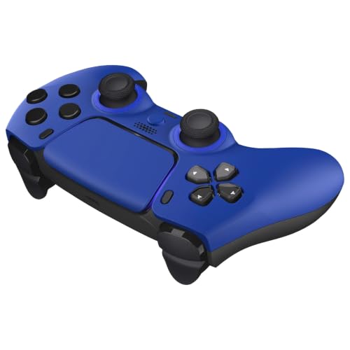 Custom Controllerzz Custom Wireless Controller Compatible with PS5 - Multiple Designs Available (Blue) - color: Blue