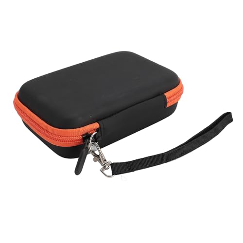 Handheld Game Console Case, Shockproof EVA Travel Storage Bag with Mesh Pocket for R36S R40S PRO RG35XXSP RG353V RG35XX, Portable Gaming Player Case for Outdoor Camping Hiking