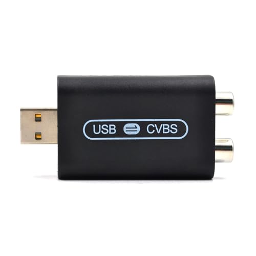 USB to CVBS Video Adapter for Car Radio, Video Output Support