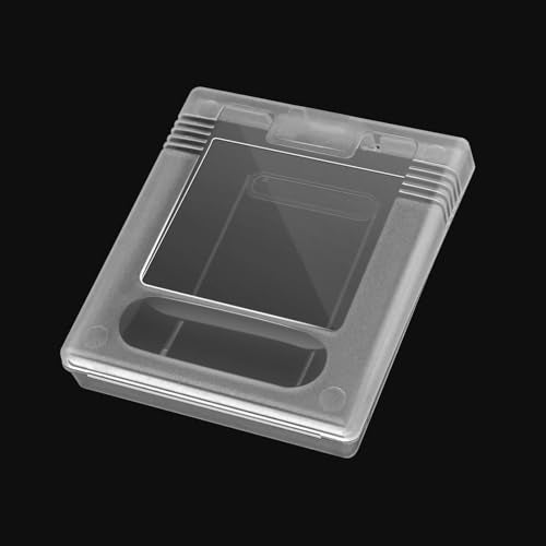 HUGJEPTTY Gameboy Color Case Gameboy Case 12PCS,Anti Dust Transparent Protective Game Cartridge Case Storage Box for Nintendo Gameboy Color GBC GB GBP(2.6x2.8x0.5Inch)