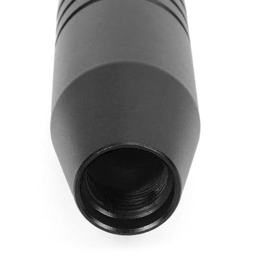 Universal 3.5inch Aluminum Alloy Shift Knob, Heavy Duty Car Gear Lever Stick Shifter Handle fit Most Automatic Manual Vehicle Black - color: Black, size: 9cm