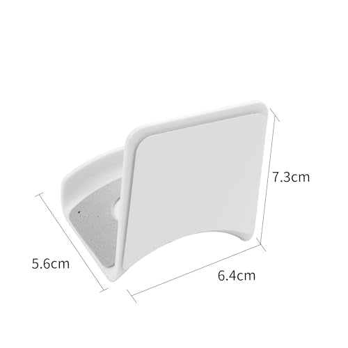 YAODHAOD Headset Hanger Holder Wall Mount, Sticky Headset Stand Holder Clip Under Desk for All Headphone/Controller (White,Wall-Mounted) - color: White, size: Wall-Mounted