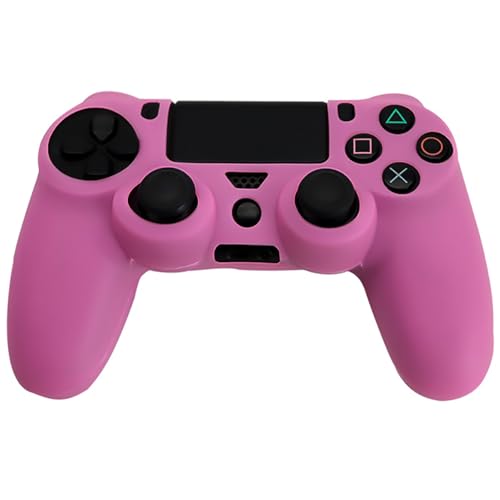OSTENT Protective Silicone Gel Soft Case Cover Pouch Sleeve for Sony PlayStation 4 PS4 Controller Color Pink - color: Pink
