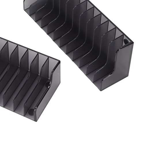 Estink Game Card Storage Stand 24-Slot ABS Tabletop Display Rack | Durable plastic , holds 12 cartridges and 12 discs, compact media shelf, fits Switch and Lite gaming setups,