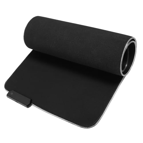 Extra Large RGB Gaming Mouse Pad, RGB Mousepad with 14 Lighting Modes, Extended LED Desk Mat for Keyboard and Mouse, 800 x 300mm Anti Slip Rubber Base with USB Powered