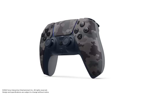 PlayStation Sony 5 DualSense Wireless Controller - Gray Camouflage (Renewed) - color: Gray Camouflage