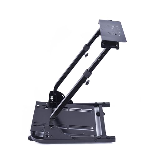 ZHSYMX Racing Wheel Stand Compatible with Logitech G920 G29 G27 G25 Gaming Cockpit Height Adjustable Foldable Gaming Racing Simulator