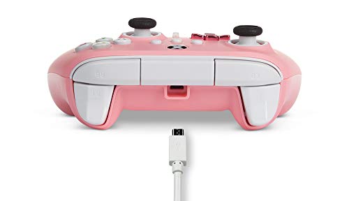 PowerA Enhanced Wired Controller for Xbox Series X|S - Pink, Officially Licensed for Xbox - color: Pink