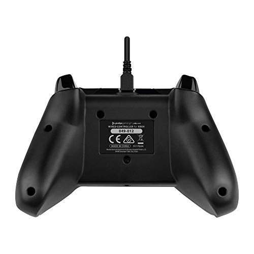 PDP Wired Game Controller - Xbox Series X|S, Xbox One, PC/Laptop Windows 10, Steam Gaming Controller - USB - Advanced Audio Controls - Dual Vibration Videogame Gamepad - Raven Black - color: Black