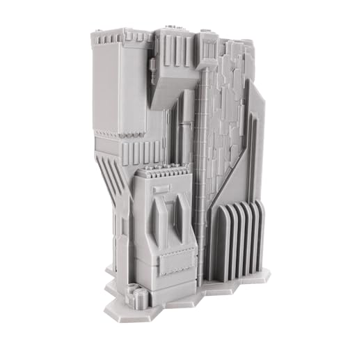 Tabletop Terrain 6mm Sci-Fi Cityscape Bundle 4 with Hexes for Miniatures Games Such as Epic Battletech Adeptus Titanicus (Bundle 4 with Hexes) - size: Bundle 4 with Hexes