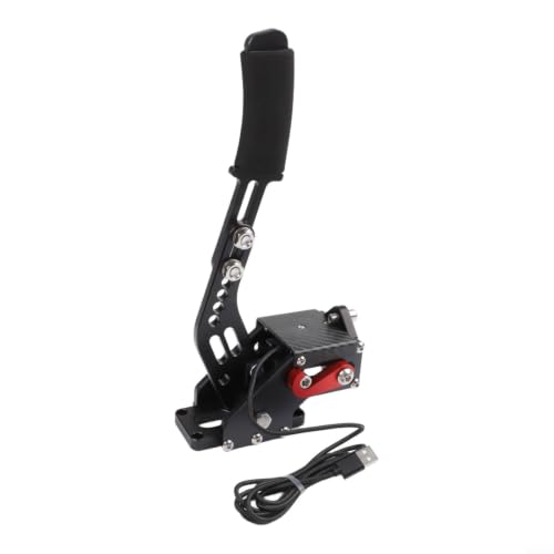 USB Handbrake for PC Racing Games with Hall Sensor and Adjustable Spring Tension, For Drift Simulator Controller For Logitech G27 G29 G920 For Thrustmaster T500 / T300 - size: Black