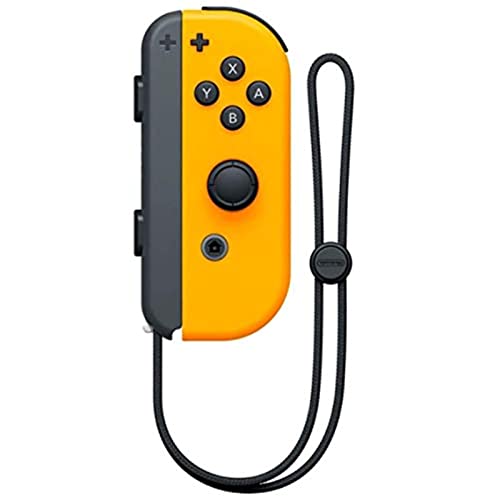 Nintendo Genuine Switch Joy Con Wireless Controller Neon Orange (Right) - color: Neon Orange