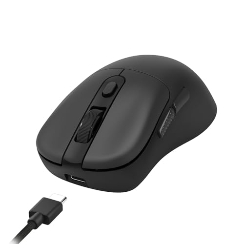 Redragon Wireless Gaming Mouse, 58g Lightweight, Black | 12,000 DPI, Tri-Mode 2.4G/Bluetooth/USB-C, PAW3311 Sensor, 75Hr Battery Mice with 6 Programmable Buttons for PC/Mac