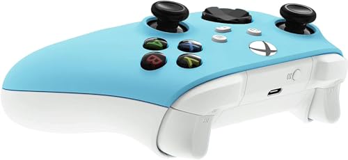 Custom Controllerzz Wireless Controller for Microsoft Xbox Series X/S & Xbox One - Custom Soft Touch Feel - Custom Xbox Series X/S Controller (X/S Baby Blue) - color: X/S Baby Blue